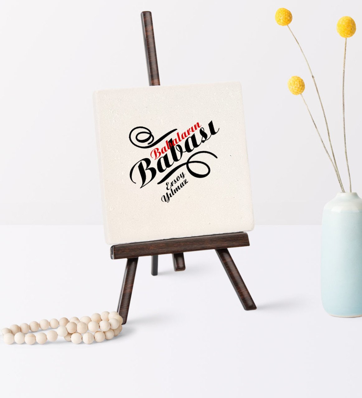 Babalar Gününe Özel Babaların Babası Şovaleli Doğal Taş - 1