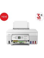 Canon PIXMA G3470 Çok Fonksiyonlu Renkli Mürekkep Tanklı Beyaz Yazıcı/Tarama + Fotokopi/Wifi (Canon Eurasia Garantili) - BEYAZ