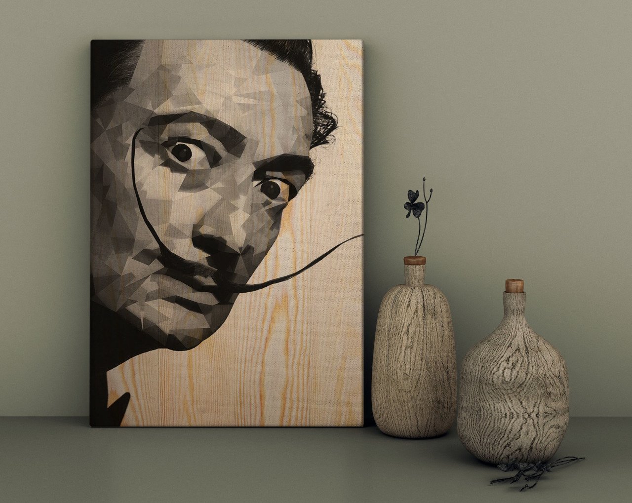 BK Home Salvador Dali Tasarımlı Kanvas Tablo 30x50cm-2