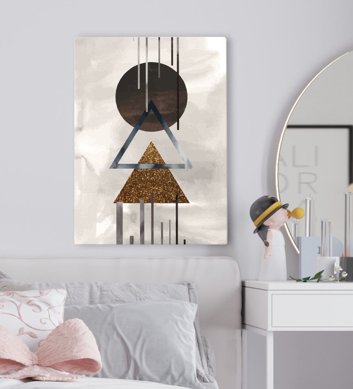 BK Gift Yatak Odası Konseptli Kanvas Tablo 50x70cm-70