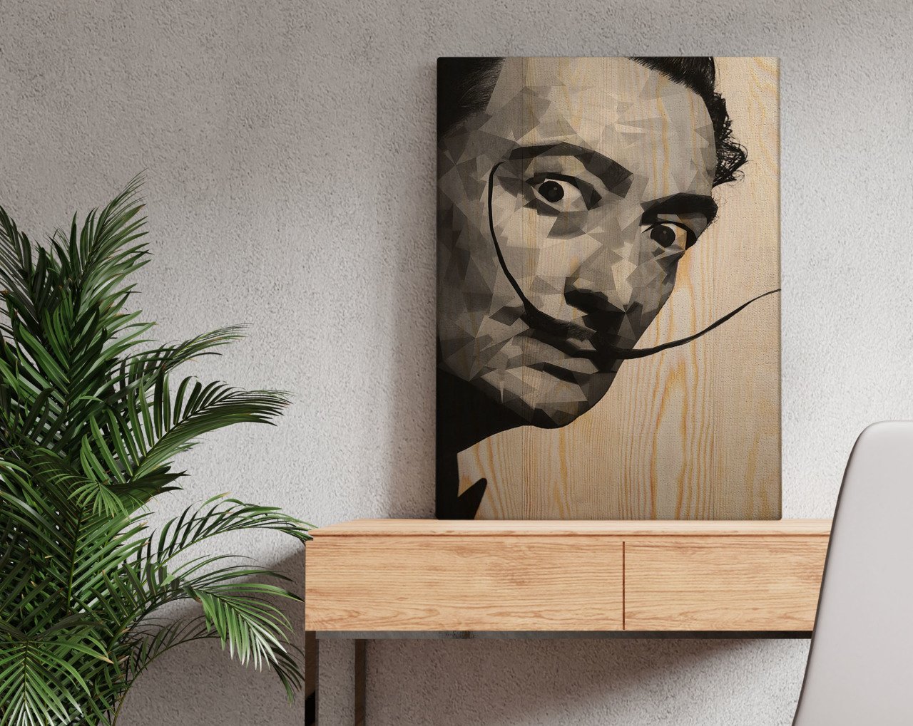 BK Home Salvador Dali Tasarımlı Kanvas Tablo 50x70cm-2