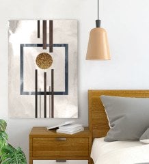 BK Gift Yatak Odası Konseptli Kanvas Tablo 70x100cm-71