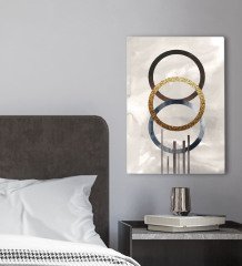 BK Gift Yatak Odası Konseptli Kanvas Tablo 30x50cm-72