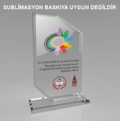 Kaplamasız Kristal Plaket 1060