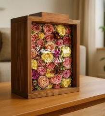 BK Gift Kişiye Özel Sürgülü Kapaklı Ahşap Anı ve Koleksiyon Kutusu-2, Arkadaşa Hediye, Sevgiliye Hediye, Ev Hediyesi