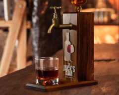 BK Gift Kişiye Özel Kabartma İsimli Musluklu Doğal Ahşap İçki Standı, Home Bar, Viski Çeşmesi, İçecek Dispenseri, Ahşap İçecek Çeşmesi-14