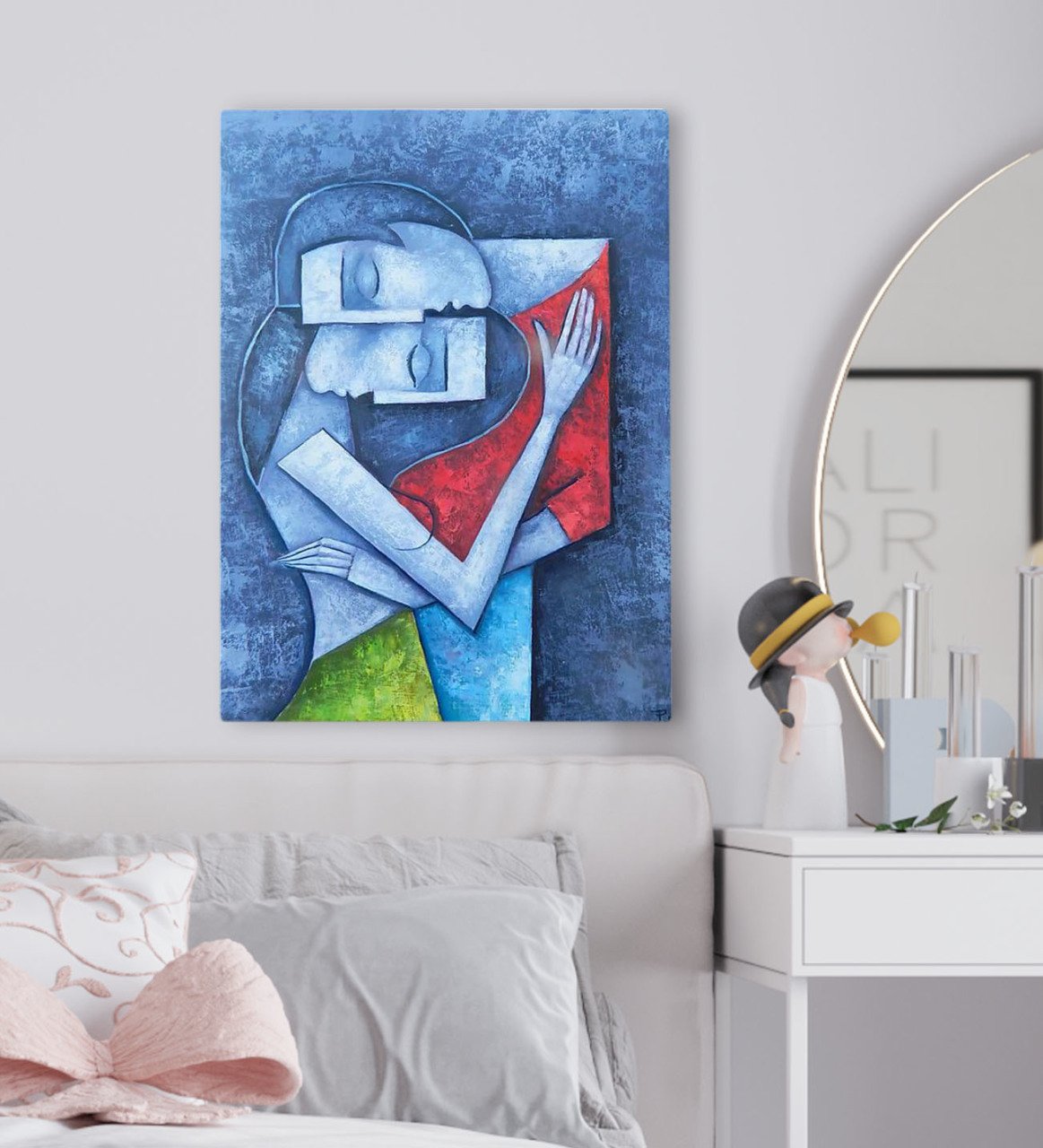 BK Gift Yatak Odası Konseptli Kanvas Tablo 50x70cm-74