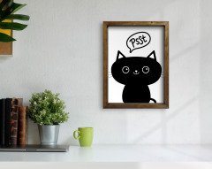 BK Home Doğal Masif Ahşap Çerçeveli Tablo 45x65cm-9