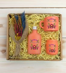 BK Gift Kişiye Özel İsimli DTF Anne Temalı Somon Kahve Fincanı & Kolonya & Mum & El Yapımı Kuru Çiçek Buketi Hediye Seti-6, Anneye Hediye, Anneler Günü Hediyesi