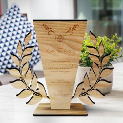 Kişiye Özel Ahşap Plaket - 4