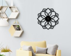BK Home Dekoratif 45cm Ahşap Duvar Saati-24