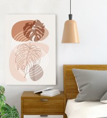 BK Gift Yatak Odası Konseptli Kanvas Tablo 70x100cm-76