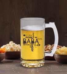 Babalar Gününe Özel Baba Bira Bardağı - 3