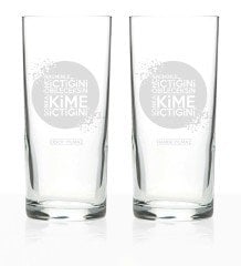 Kişiye Özel 2'li Rakı Bardağı Seti (Model 22D)