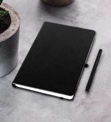 Kişiye Özel Atatürk Temalı Siyah Defter Kalem Hediye Seti - 8