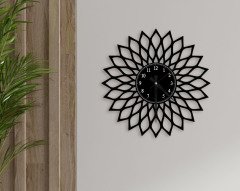 BK Home Dekoratif 45cm Ahşap Duvar Saati-28