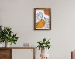 BK Home Doğal Masif Ahşap Çerçeveli Tablo 45x65cm-18