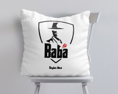 Kişiye Özel Godfather Baba Tasarımlı Beyaz Yastık-19