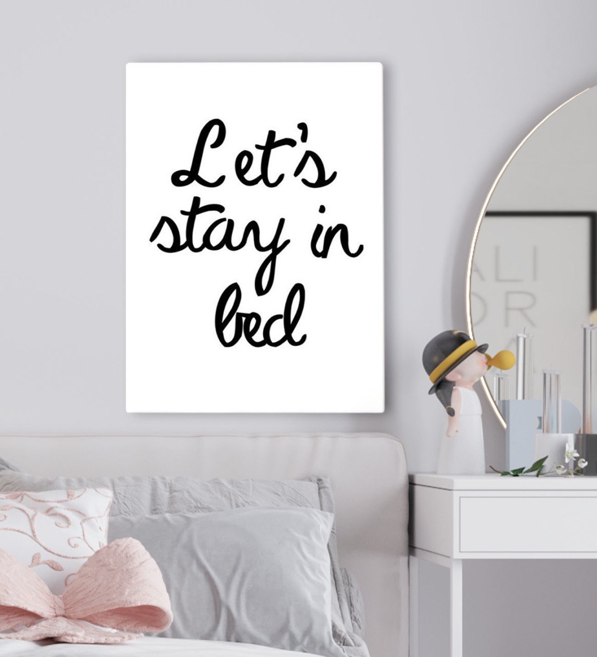 BK Gift Yatak Odası Konseptli Kanvas Tablo 50x70cm-78