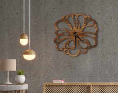 BK Home Dekoratif 45cm Ahşap Duvar Saati-33