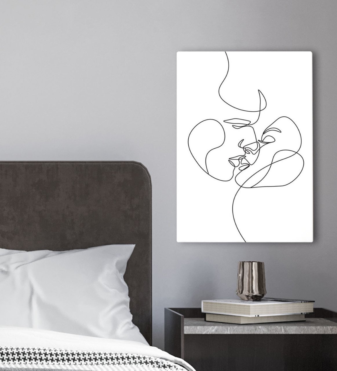 BK Gift Yatak Odası Konseptli Kanvas Tablo 30x50cm-79