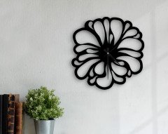 BK Home Dekoratif 45cm Ahşap Duvar Saati-34