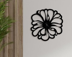 BK Home Dekoratif 45cm Ahşap Duvar Saati-34
