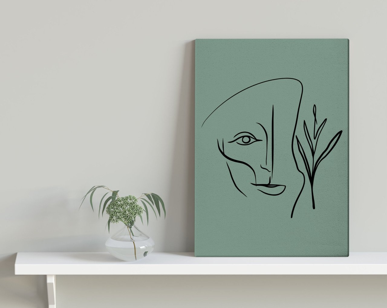 BK Home Minimalist Art Tasarımlı Kanvas Tablo 30x50cm-3