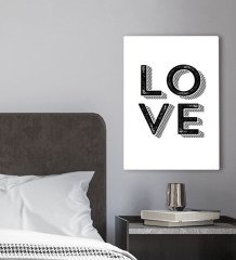 BK Gift Yatak Odası Konseptli Kanvas Tablo 30x50cm-81