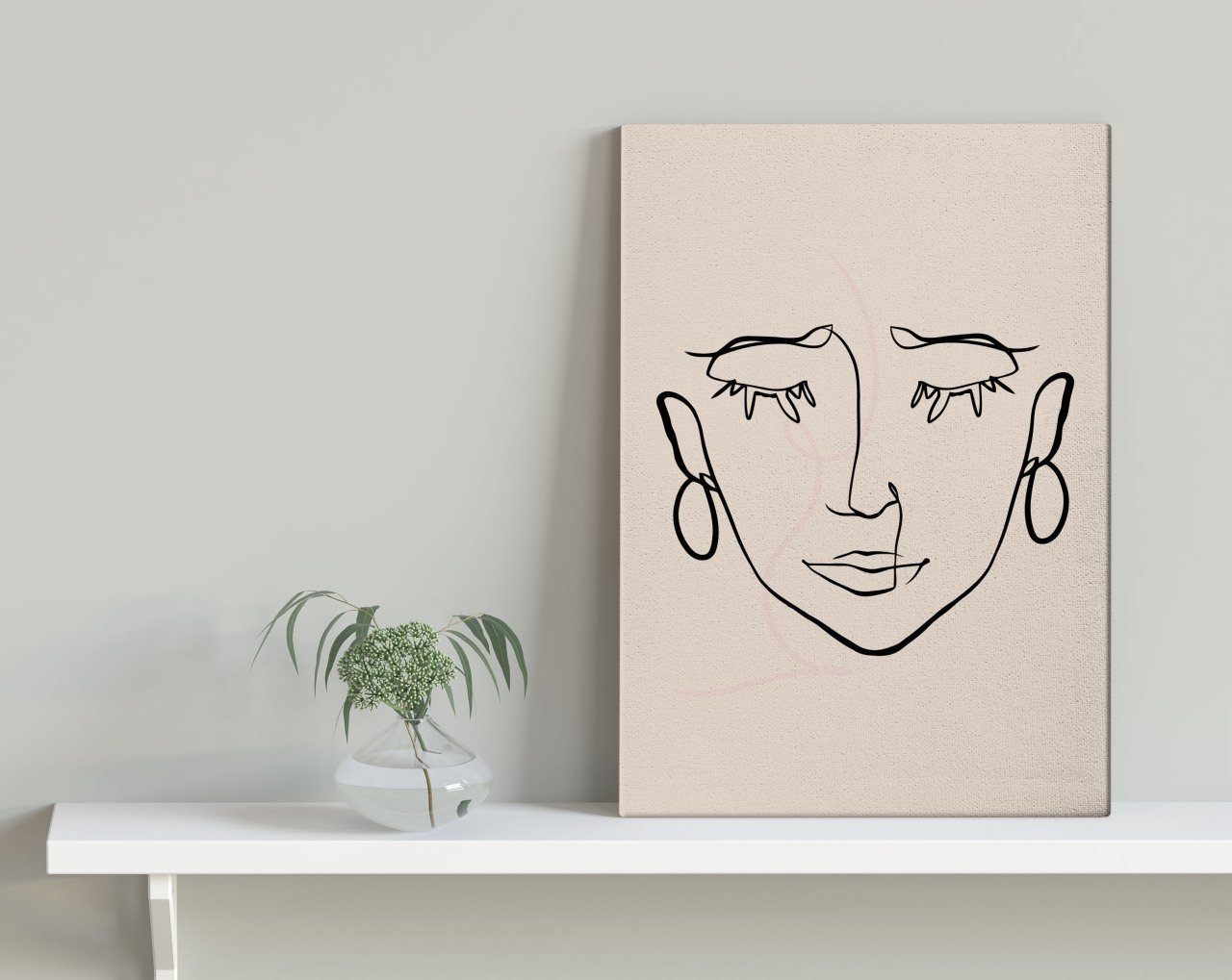 BK Home Minimalist Art Tasarımlı Kanvas Tablo 30x50cm-4