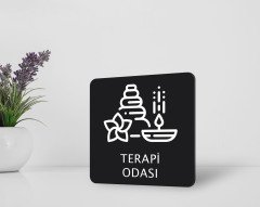 BK Home Terapi Odası Kapı Yönlendirme Levhası