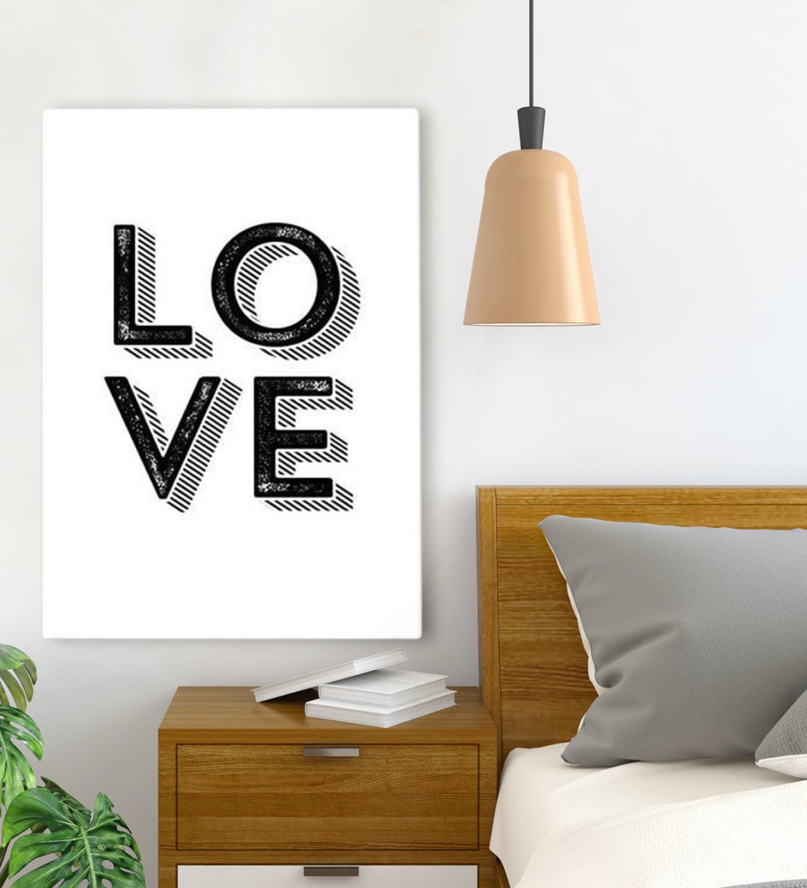 BK Gift Yatak Odası Konseptli Kanvas Tablo 70x100cm-81