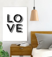 BK Gift Yatak Odası Konseptli Kanvas Tablo 70x100cm-81