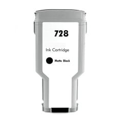 HP 728 Matte Black Mat Siyah 300ML Muadil Plotter Kartuşu F9J68A
