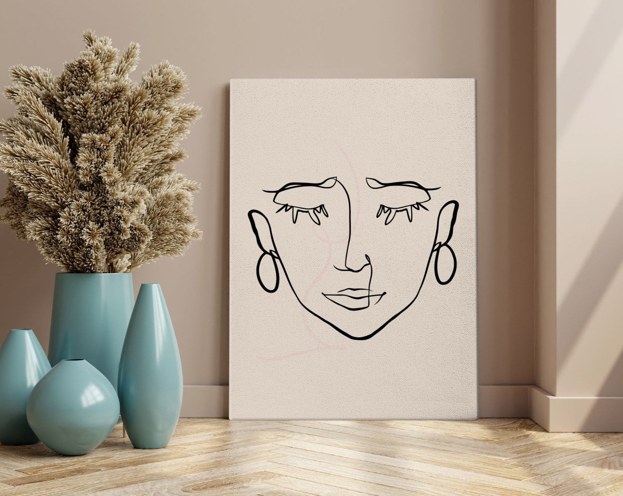 BK Home Minimalist Art Tasarımlı Kanvas Tablo 70x100cm-4