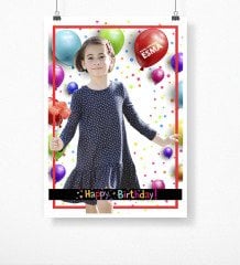 Kişiye Özel Doğum Günü Afiş Poster (50 x 70 cm.) 6