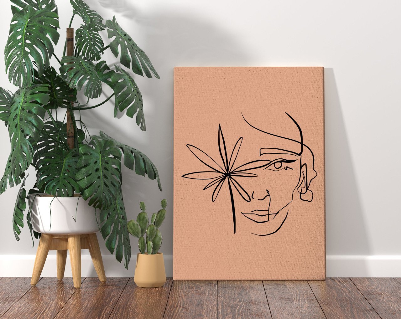 BK Home Minimalist Art Tasarımlı Kanvas Tablo 70x100cm-5