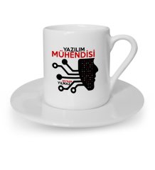 Kişiye Özel Mesleki Yazılım Mühendisi Türk Kahvesi Fincanı - 2