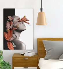 BK Gift Yatak Odası Konseptli Kanvas Tablo 70x100cm-83
