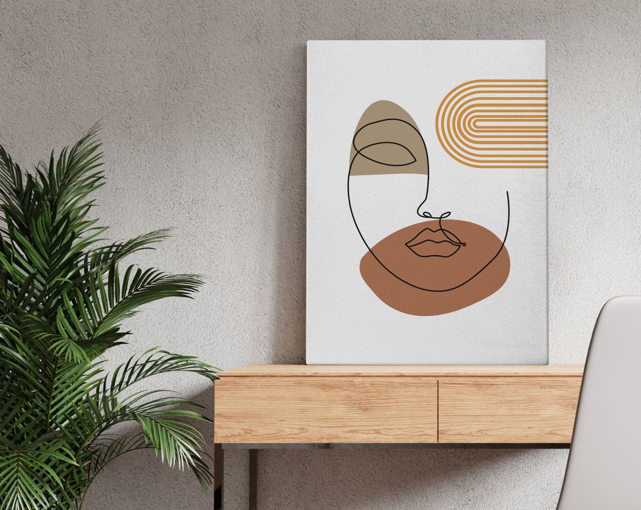 BK Home Modern Art Tasarımlı Kanvas Tablo 50x70cm-2