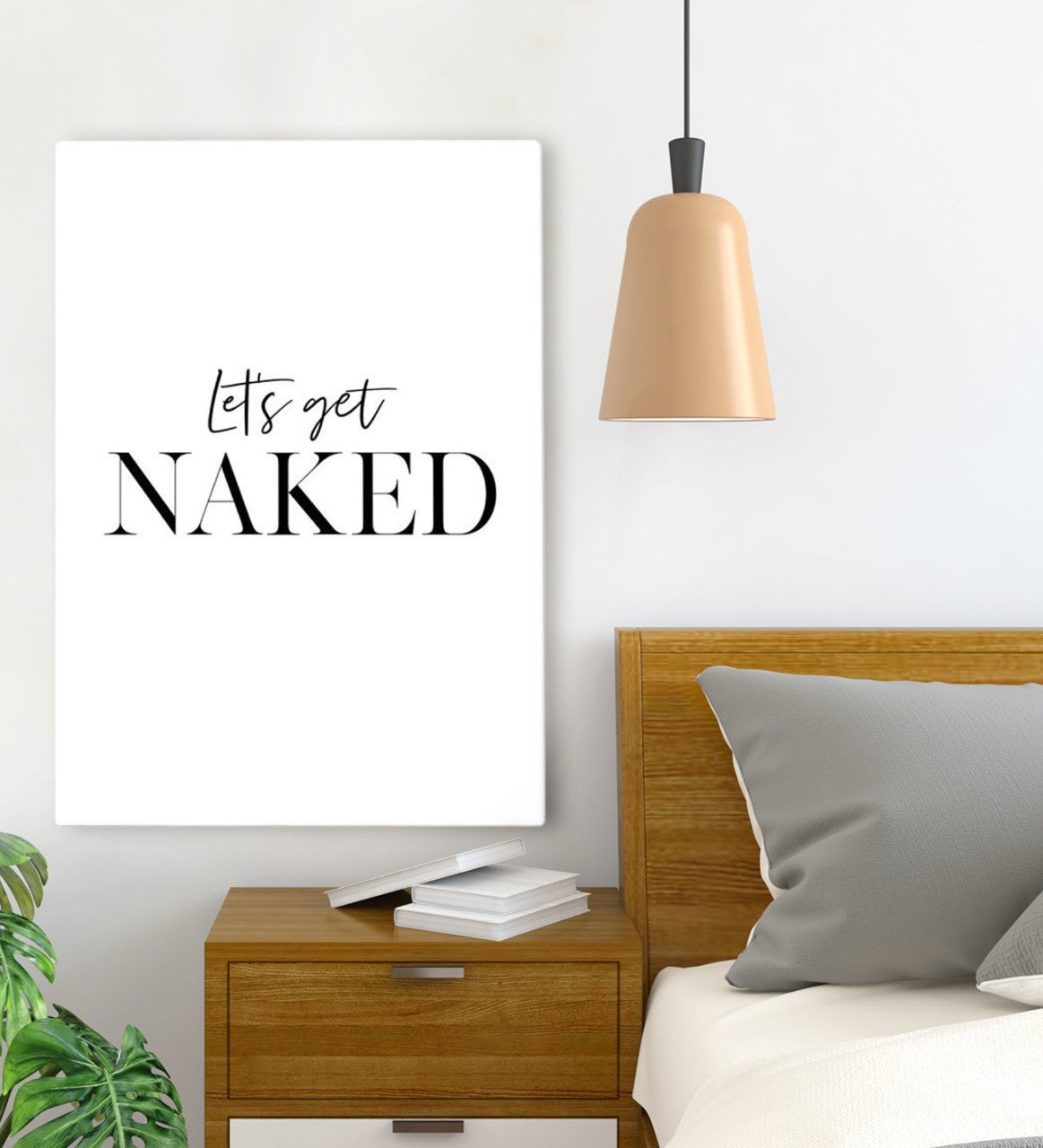 BK Gift Yatak Odası Konseptli Kanvas Tablo 70x100cm-84