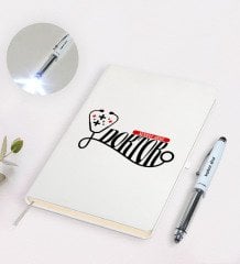 Kişiye Özel Doktor Tasarımlı Defter ve Dokunmatik Işıklı Kalem Seti-13