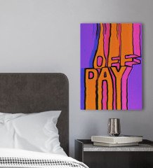 BK Gift Yatak Odası Konseptli Kanvas Tablo 30x50cm-86