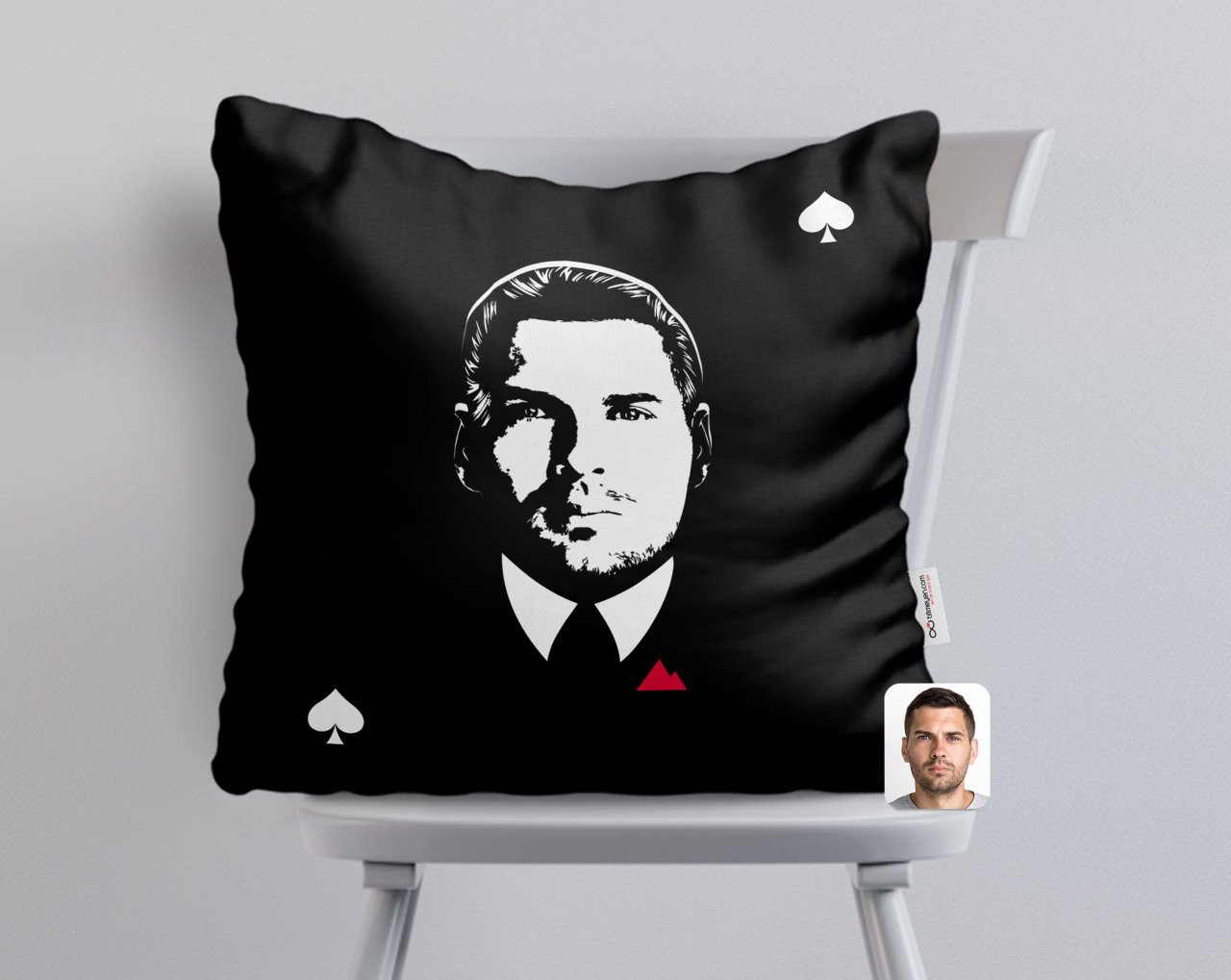 Kişiye Özel Godfather Baba Tasarımlı Beyaz Yastık-15