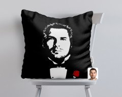 Kişiye Özel Godfather Baba Tasarımlı Beyaz Yastık-20