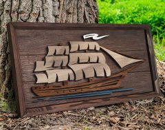 BK Gift Özel Yapım Kabartma Figür Temalı Meşe Ağacı Ahşap Tablo, Ev Dekorasyonu, Duvar Dekoru, Ev Hediyesi-5