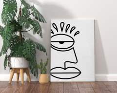 BK Home Picasso Style Tasarımlı Kanvas Tablo 70x100cm-2