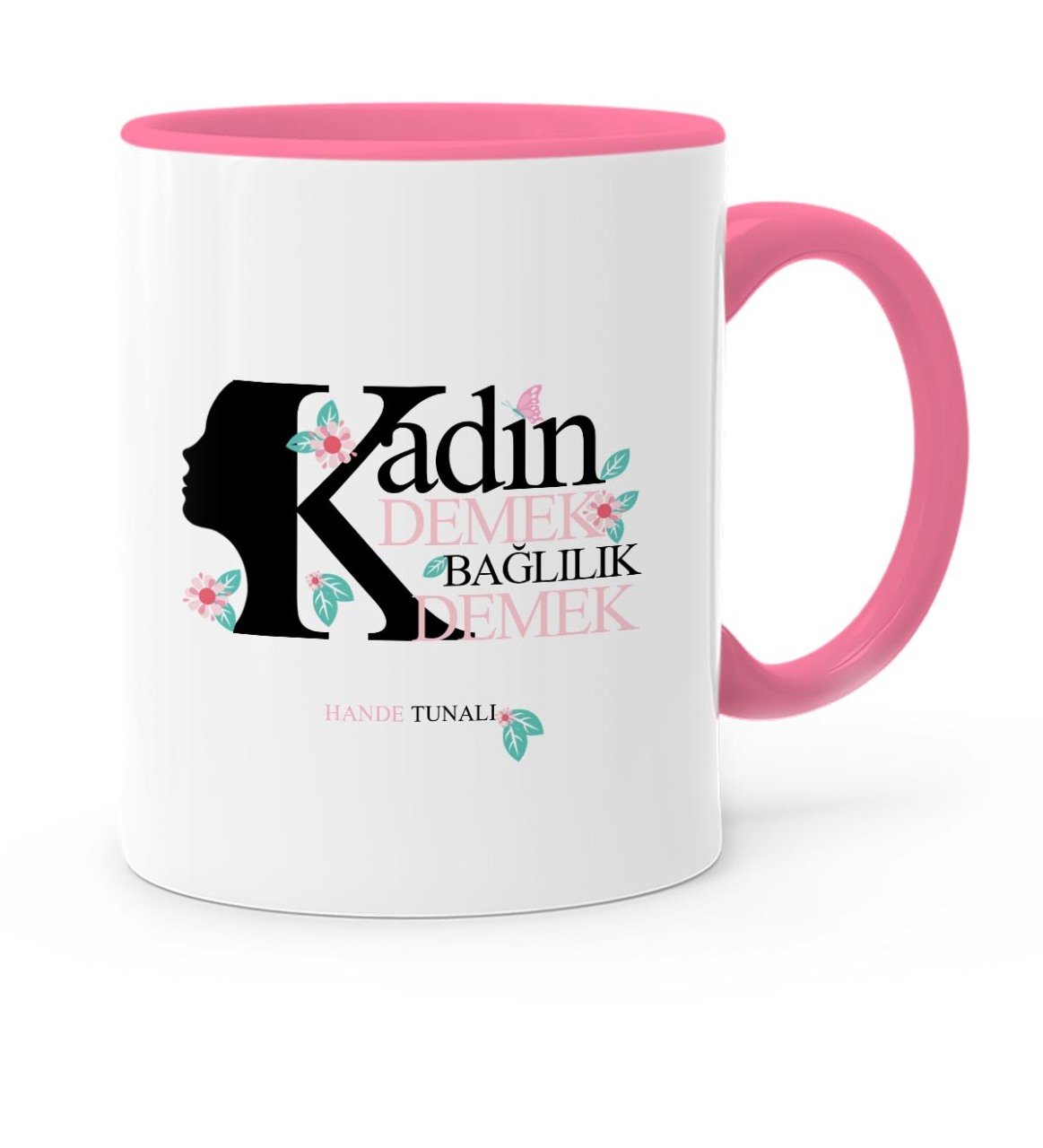 Kişiye Özel Kadınlar Günü Pembe Kupa Bardak - 2