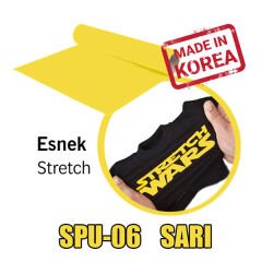 Esnek (Stretch) Sarı Flex / 51 cm x 1 metre