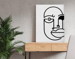 BK Home Picasso Style Tasarımlı Kanvas Tablo 50x70cm-3